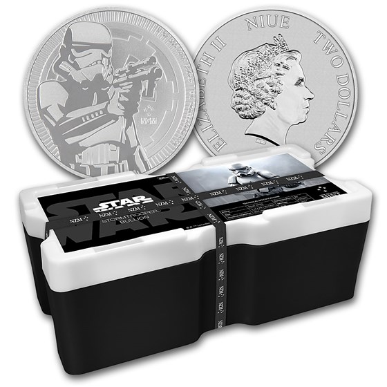 2018 Niue 250-Coin 1 oz Silver $2 Star Wars Stormtrooper BU 2018 Niue 250-Coin 1 oz Silver $2 Star Wars Stormtrooper BU